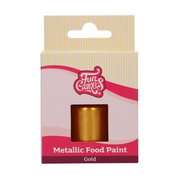Essbare Farbe - Metallic-Gold - FunCakes - 30 ml Essbare Farbe - Metallic-Gold - FunCakes - 30 ml