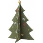 Weihnachtsbaum bestickt - Gr�n - 40 cm - FABELAB