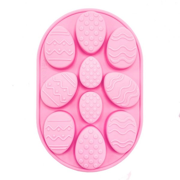 Silikonform - Osterei - Rosa Silikonform - Osterei - Rosa