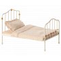 Bett - Maileg - Wei�/Rosa