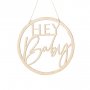 Hintergrund - Holzkreis - Botanisches Baby