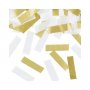 Konfetti-Tube weiß/gold Konfetti-Tube weiß/gold