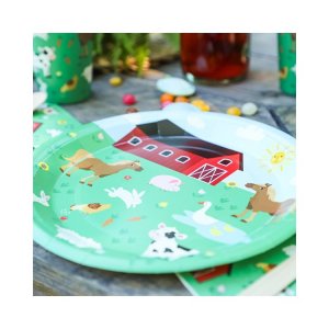 Pappteller - Landhausparty - 23 cm - 8 Stück Pappteller - Landhausparty - 23 cm - 8 Stück