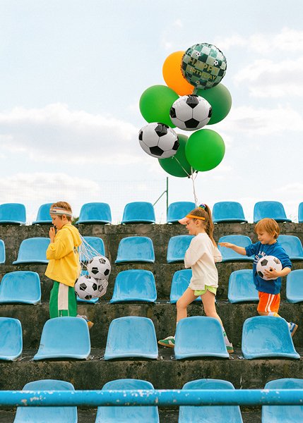 Folienballon-Fußball - Mix Folienballon-Fußball - Mix