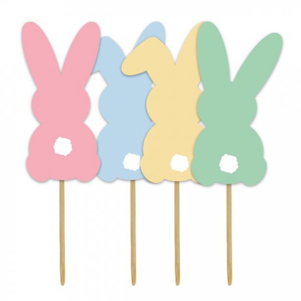 Kuchenspießer - Pastellhasen - 12er-Pack Kuchenspießer - Pastellhasen - 12er-Pack