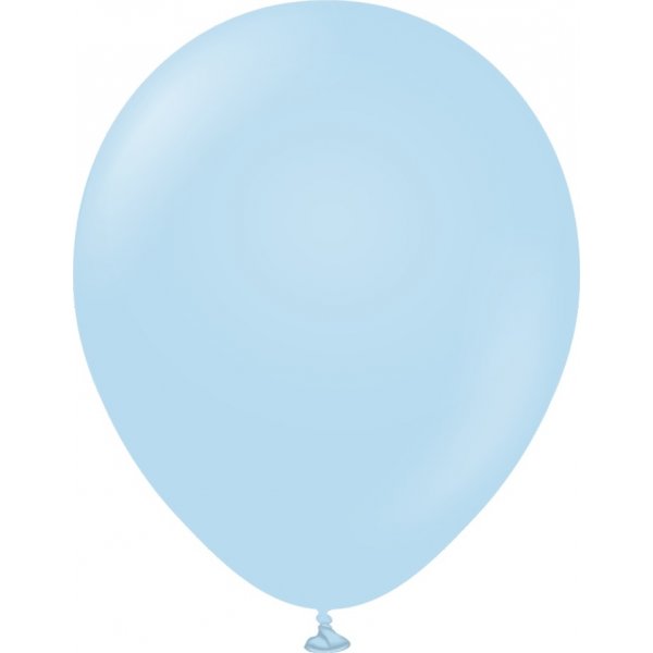 Luftballons einfarbig - Premium 45 cm - Macaron Blue