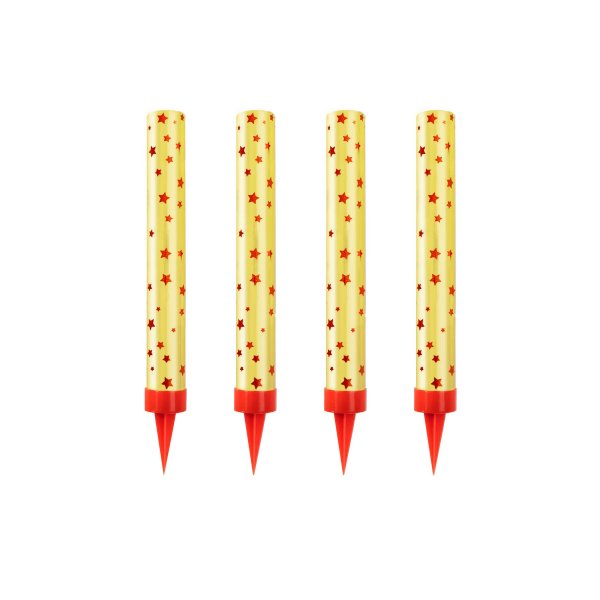 Eisfackeln Gold - 4er-Pack - 10 cm Eisfackeln Gold - 4er-Pack - 10 cm