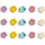 Zuckerblumen - Blattfarben - 1 cm - 30 Stk Zuckerblumen - Blattfarben - 1 cm - 30 Stk