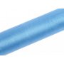Organzastoff - 0,16 x 9 m - Hellblau