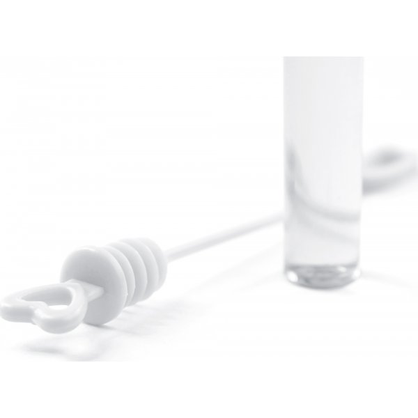 Hochzeitsblasen - Herzstab - 48er-Pack - Wei