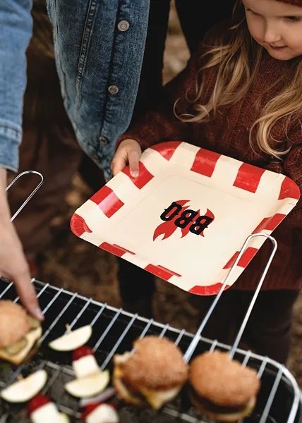 Pappteller - Grill - 6er-Pack - 26 cm Pappteller - Grill - 6er-Pack - 26 cm