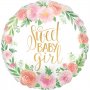 Folienballon - Rund - Floral Baby Folienballon - Rund - Floral Baby