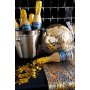 Konfettikanone - Sektflasche 20,5 cm - Gold