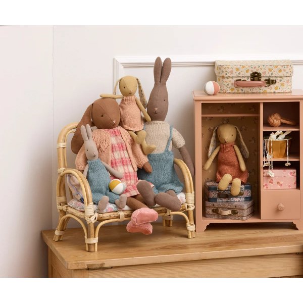 Hasengr��e 2 - Cremegelb - Strickkleid - 26 cm