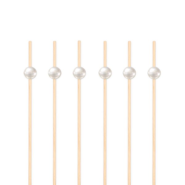 Snack- und Getränkesticks - Perle - 12 cm - 25 Stück Snack- und Getränkesticks - Perle - 12 cm - 25 Stück