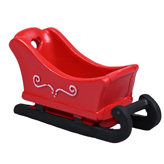 Weihnachtsmann-Accessoires - Roter Schlitten Weihnachtsmann-Accessoires - Roter Schlitten