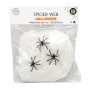 Spinnennetz mit 3 Spinnen - Leuchtend Spinnennetz mit 3 Spinnen - Leuchtend