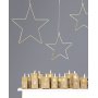 Metallsterne - 2er-Pack Gold