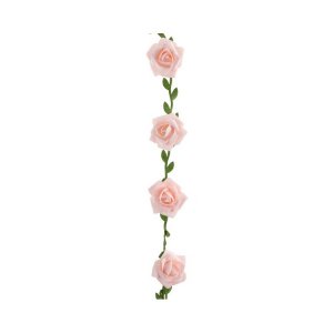 Girlande mit rosa Rosen - 120 cm Girlande mit rosa Rosen - 120 cm
