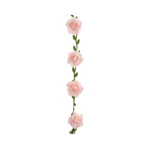 Girlande mit rosa Rosen - 120 cm Girlande mit rosa Rosen - 120 cm