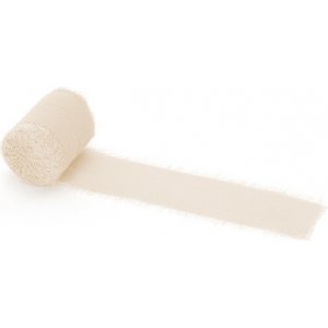 Chiffonband - 40 mm - Hellbeige - 3er-Pack � 5 m