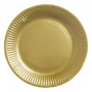 Pappteller - Gold, 23 cm - 8er-Packung Pappteller - Gold, 23 cm - 8er-Packung