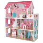 Puppenschrank aus Holz, 70 cm, rosa, mit LED-Beleuchtung - Selbstmontage Puppenschrank aus Holz, 70 cm, rosa, mit LED-Beleuchtung - Selbstmontage