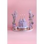 Geburtstagskerzen - Rosgold - 14 cm - 12er-Pack