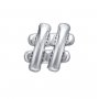 Folienballon Hashtag Silber Folienballon Hashtag Silber