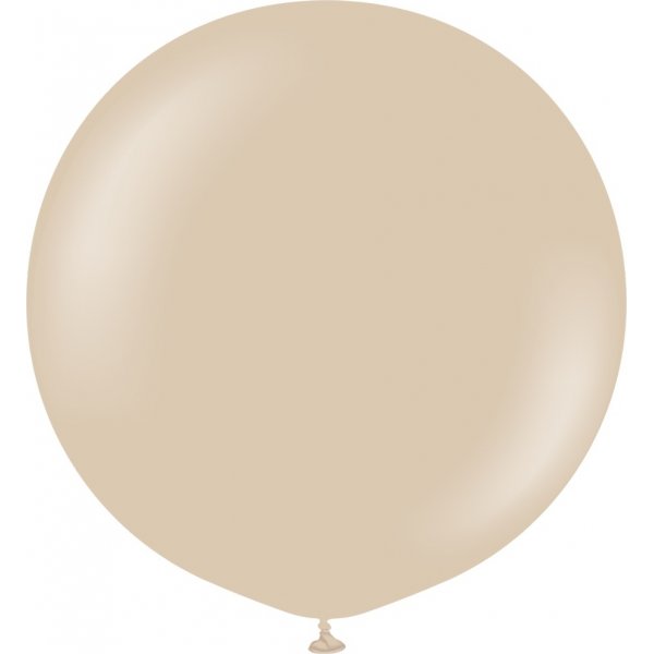 Luftballons schlicht - Premium 60 cm - Haselnuss
