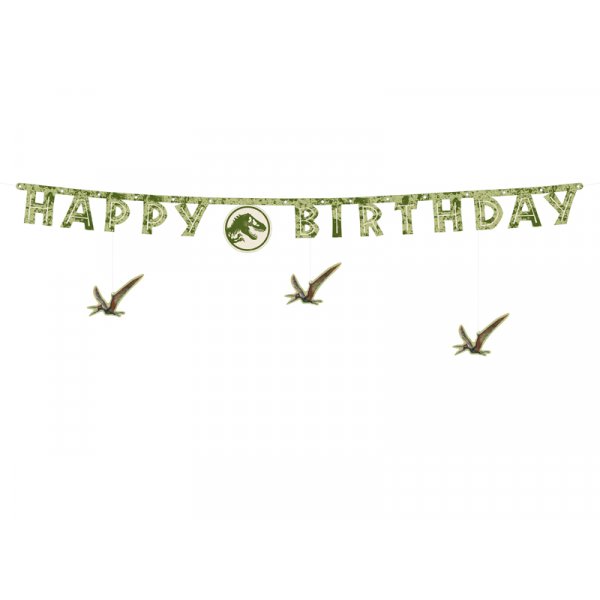 Happy Birthday Banner Jurassic World - Mix Happy Birthday Banner Jurassic World - Mix
