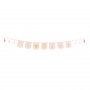 Wimpel mit Quasten - Oh Baby - Hellrosa/Gold