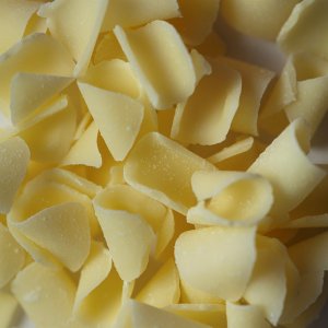 Belgische Schokoladenst�ckchen - Wei�e Schokolade - PME - 85 g