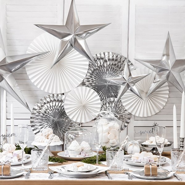 Pin Wheels - 3er-Pack - Silbermetallic