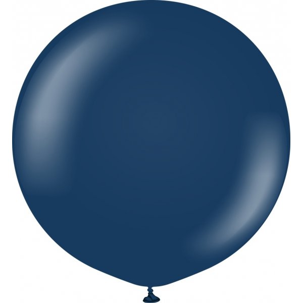 Luftballons einfarbig - Premium 60 cm - Marineblau