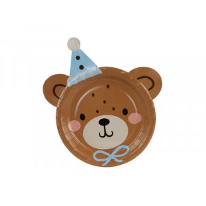 Pappteller - Teddybär - 6er-Pack Pappteller - Teddybär - 6er-Pack