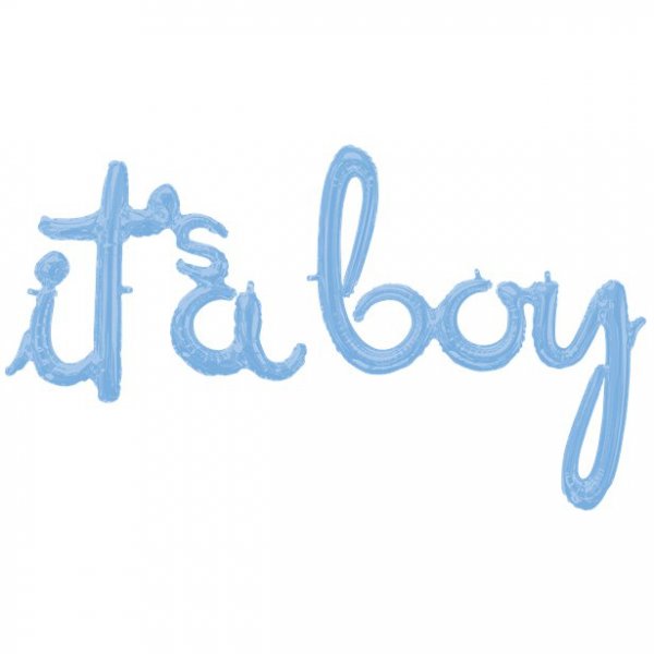 Folienballon - It's a boy - Pastellblau