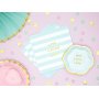 Servietten - Yummy - Live Laugh Love, hellblau, 33x33cm (1 Stck / 12 Stck) (1 Stck / 20 Stck)