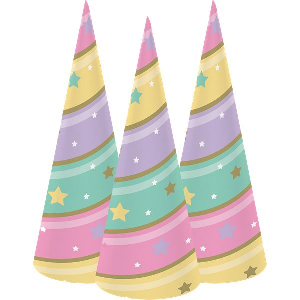 Partyhüte - Unicorn Sparkle - 8er-Pack Partyhüte - Unicorn Sparkle - 8er-Pack