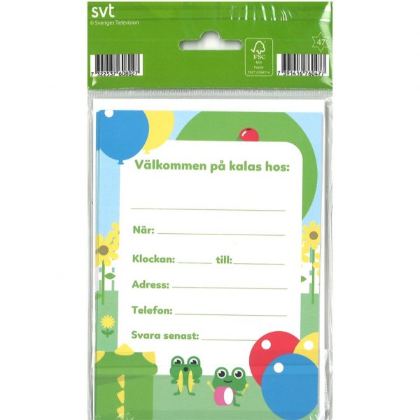 Einladungskarte - Bolibompa - 8er-Pack
