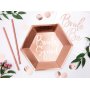Pappteller - Bride Squad - Rosgold - 6er-Pack