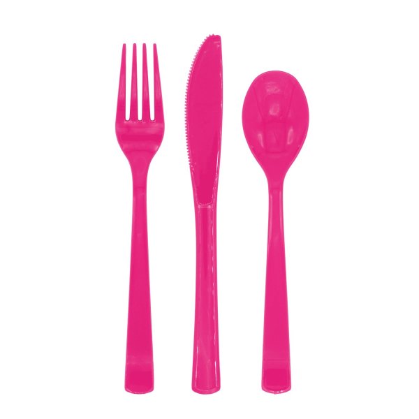 Besteck - Pink - 18er-Packung Besteck - Pink - 18er-Packung
