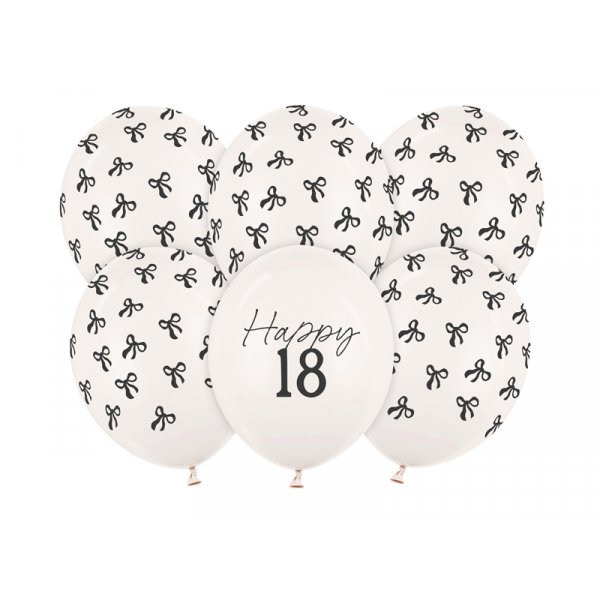 Luftballons - Pastellwei� - 18 St�ck