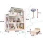 Puppenschrank LULILO FLORO Boho mit LED-Beleuchtung, 78 cm, Holz Puppenschrank LULILO FLORO Boho mit LED-Beleuchtung, 78 cm, Holz