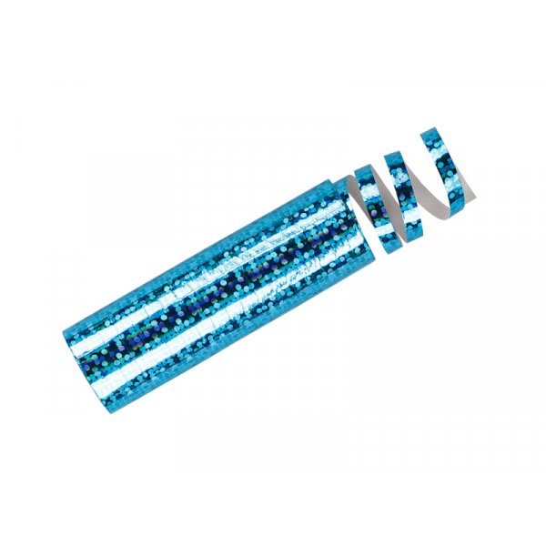 Holografische Streamer - Hellblau - 3,8 m Holografische Streamer - Hellblau - 3,8 m