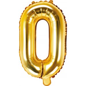 Buchstabenballons - Gold - 35 cm - Buchstabe: O Buchstabenballons - Gold - 35 cm - Buchstabe: O