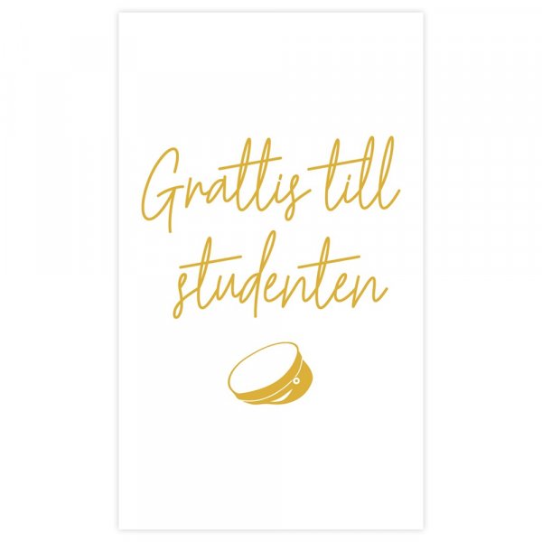 Studentenausweis - 10 x 17 - Herzlichen Glckwunsch an den Studenten