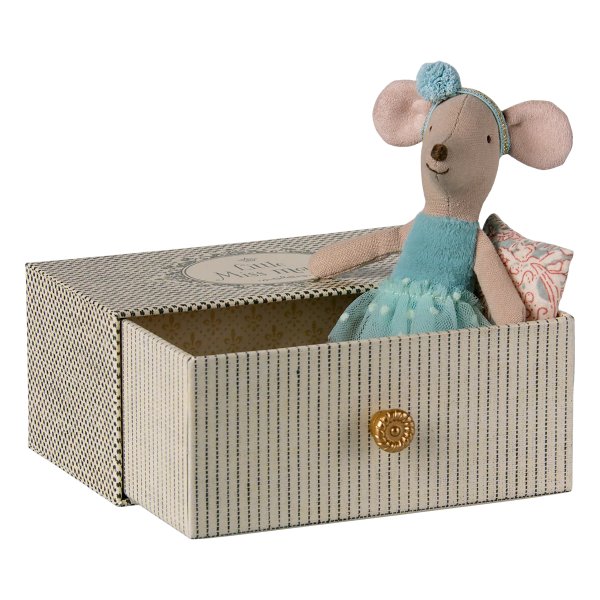 Ballerina-Maus - Maileg - Kleine Schwester mit Tagesbett