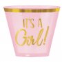 Glas - Oh Baby - Pink/Gold - 30er-Pack