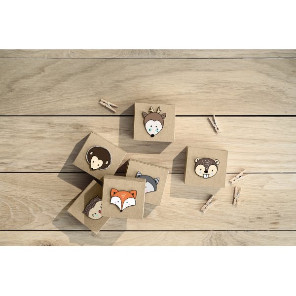 Mini-Wscheklammern - Natur - 20er-Pack